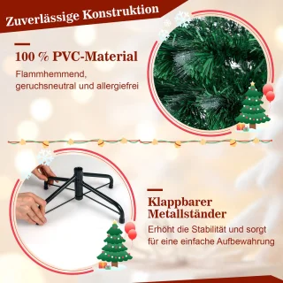 COSTWAY Kunstkerstboom 120 cm