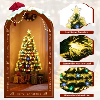COSTWAY Kunstkerstboom 120 cm