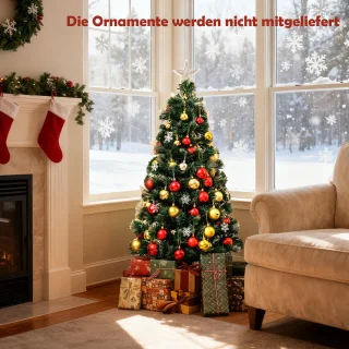 COSTWAY Kunstkerstboom 120 cm