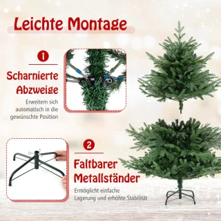 COSTWAY Kunstkerstboom 135 cm