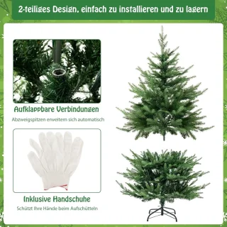 COSTWAY Kunstkerstboom 136 cm