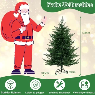 COSTWAY Kunstkerstboom 136 cm