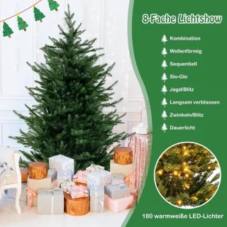 COSTWAY Kunstkerstboom 136 cm