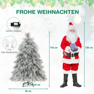 COSTWAY Kunstkerstboom 146 cm