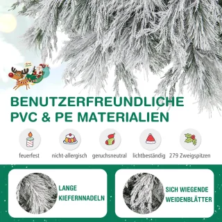 COSTWAY Kunstkerstboom 146 cm