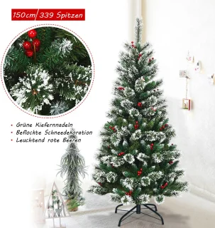 COSTWAY Kunstkerstboom 150 cm