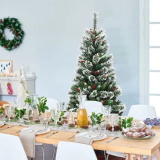 COSTWAY Kunstkerstboom 150 cm