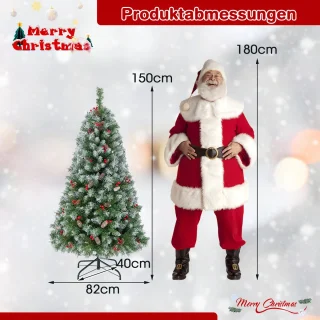 COSTWAY Kunstkerstboom 150 cm