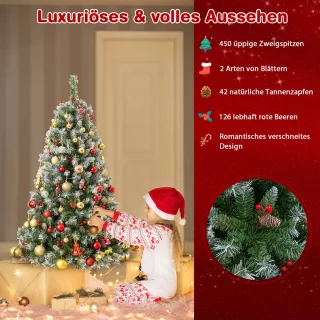 COSTWAY Kunstkerstboom 150 cm