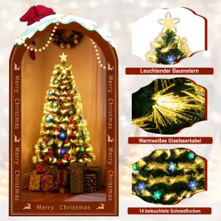 COSTWAY Kunstkerstboom 150 cm