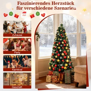 COSTWAY Kunstkerstboom 150 cm