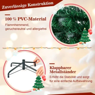COSTWAY Kunstkerstboom 150 cm