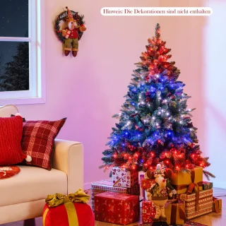 COSTWAY Kunstkerstboom 150 cm dennen groen