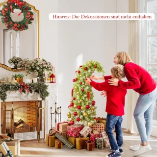 COSTWAY Kunstkerstboom 150 cm Dennenboom