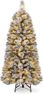 De COSTWAY Kunstkerstboom 150 cm in één oogopslag