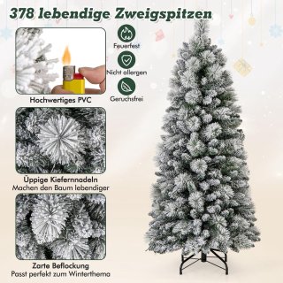 Wat vinden we goed aan de COSTWAY Kunstkerstboom 150 cm