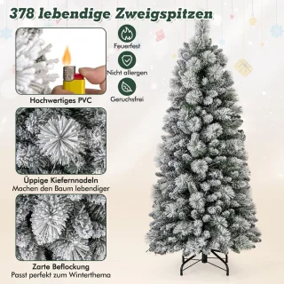 COSTWAY Kunstkerstboom 150 cm