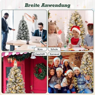 COSTWAY Kunstkerstboom 150 cm