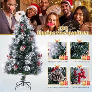 COSTWAY Kunstkerstboom 150 cm