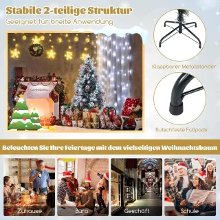 COSTWAY Kunstkerstboom 150 cm