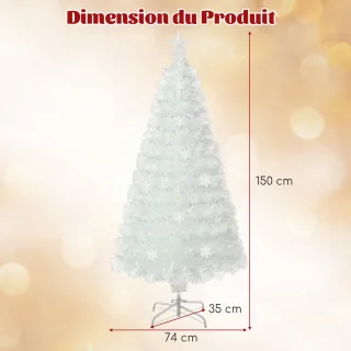 COSTWAY Kunstkerstboom 150 cm