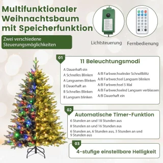 COSTWAY Kunstkerstboom 150 cm