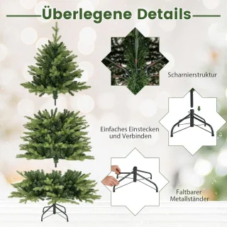 COSTWAY Kunstkerstboom 150 cm