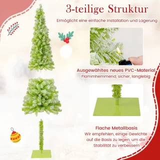 COSTWAY Kunstkerstboom 180 cm
