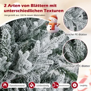 COSTWAY Kunstkerstboom 180 cm