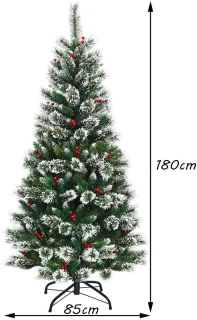 COSTWAY Kunstkerstboom 180 cm