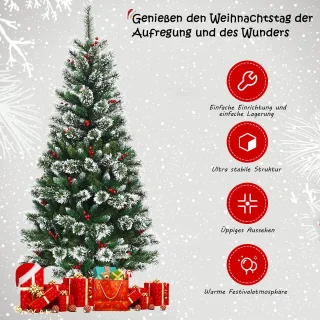 COSTWAY Kunstkerstboom 180 cm