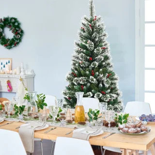 COSTWAY Kunstkerstboom 180 cm