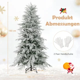 COSTWAY Kunstkerstboom 180 cm