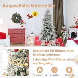 COSTWAY Kunstkerstboom 180 cm