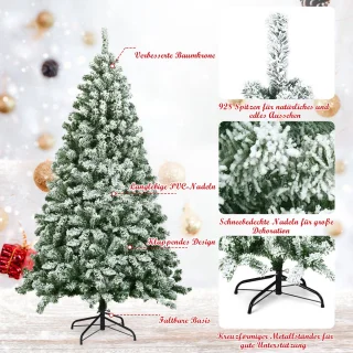 COSTWAY Kunstkerstboom 180 cm