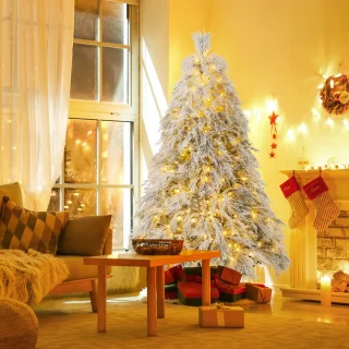 COSTWAY Kunstkerstboom 180 cm - dennenboom