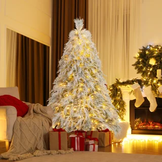 COSTWAY Kunstkerstboom 180 cm - dennenboom