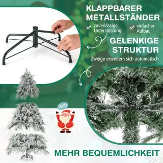COSTWAY Kunstkerstboom 180 cm - dennenboom