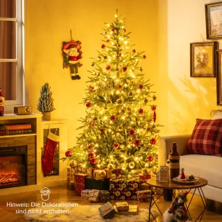 COSTWAY Kunstkerstboom 180 cm - dennenboom