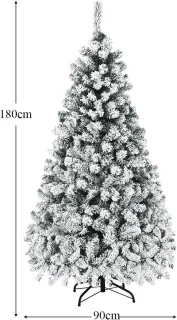 COSTWAY Kunstkerstboom 180 cm