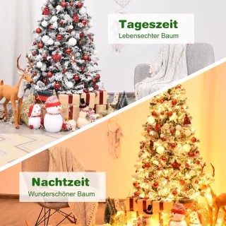 COSTWAY Kunstkerstboom 180 cm