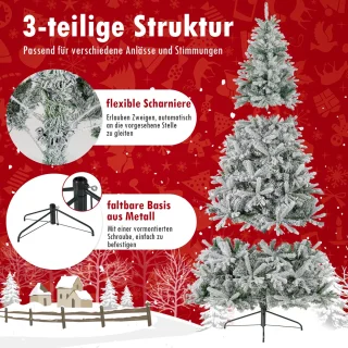COSTWAY Kunstkerstboom 180 cm