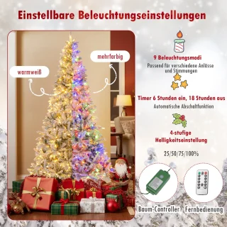 COSTWAY Kunstkerstboom 180 cm