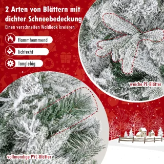 COSTWAY Kunstkerstboom 180 cm