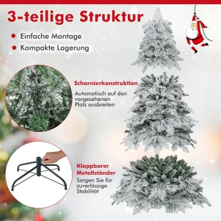 COSTWAY Kunstkerstboom 180 cm