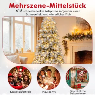 COSTWAY Kunstkerstboom 180 cm
