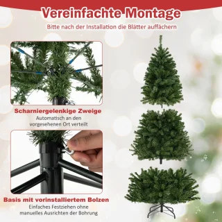 COSTWAY Kunstkerstboom 180 cm