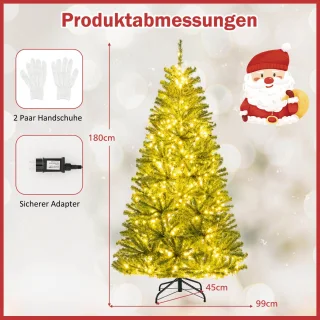COSTWAY Kunstkerstboom 180 cm