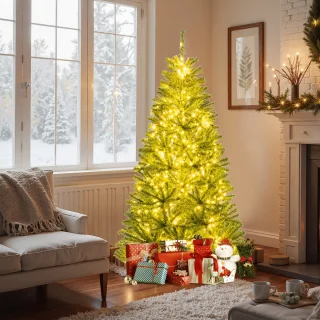 COSTWAY Kunstkerstboom 180 cm