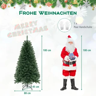COSTWAY Kunstkerstboom 180 cm